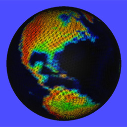 Globe Model (73728 faces)